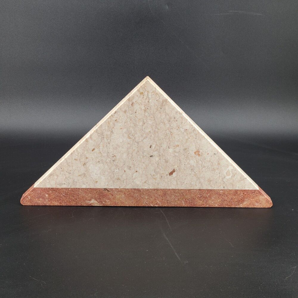 Vintage George Briard Two Tone Marble Cheese Board Triangle